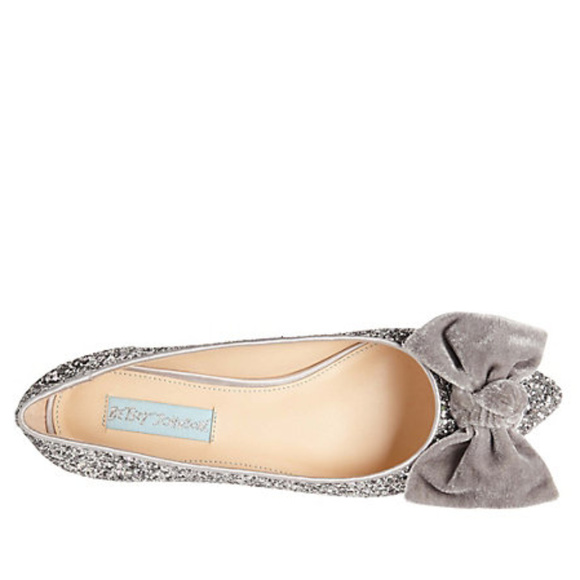 Betsey Johnson Shoes - Betsey Johnson Glitter Ballet Flat